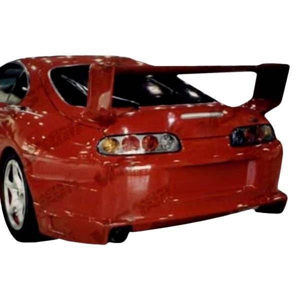 1993-1998 Toyota Supra 2 doors BATTLE Z Style FRP Primer Rear Bumper-1
