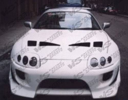 1993-1998 Toyota Supra 2 doors GT Widebody Style FRP Primer Full Kit-2