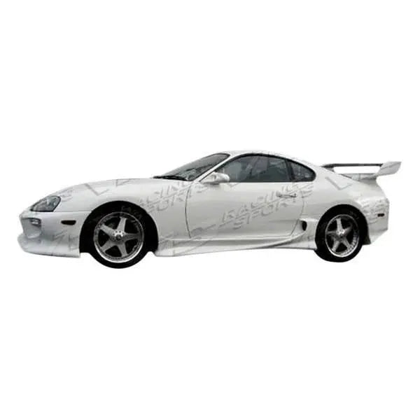 1993-1998 Toyota Supra 2 doors INVADER Style FRP Primer Side Skirts-1