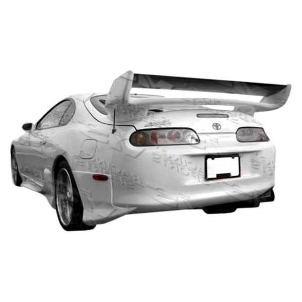 1993-1998 Toyota Supra 2 doors INVADER Style FRP Primer Rear Lip-2