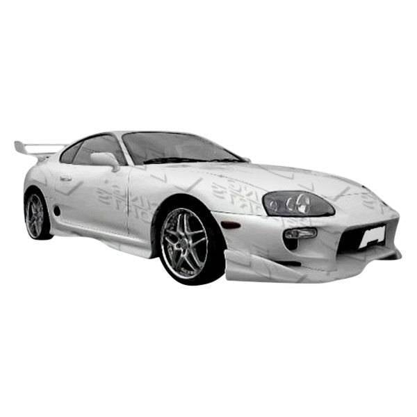 1993-1998 Toyota Supra 2 doors INVADER 2 Style FRP Primer Front Bumper-1