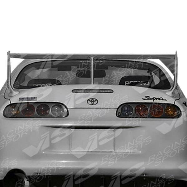 1993-1998 Toyota Supra 2 doors TECHNO R 2 Style FRP Primer Spoiler-1