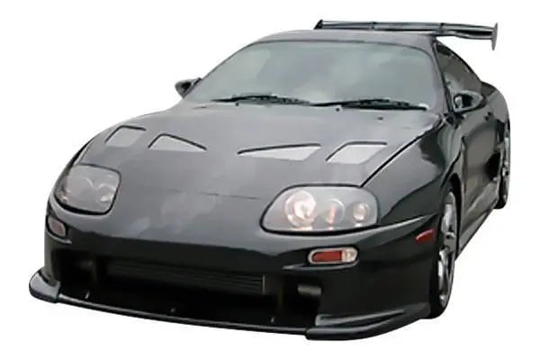 1993-1998 Toyota Supra 2 doors Techno R WB Style FRP Primer Side Skirts-2