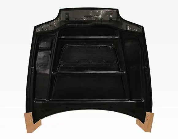 1993-1998 Toyota Supra 2 doors V Line Style Carbon Fiber Black Hood-5