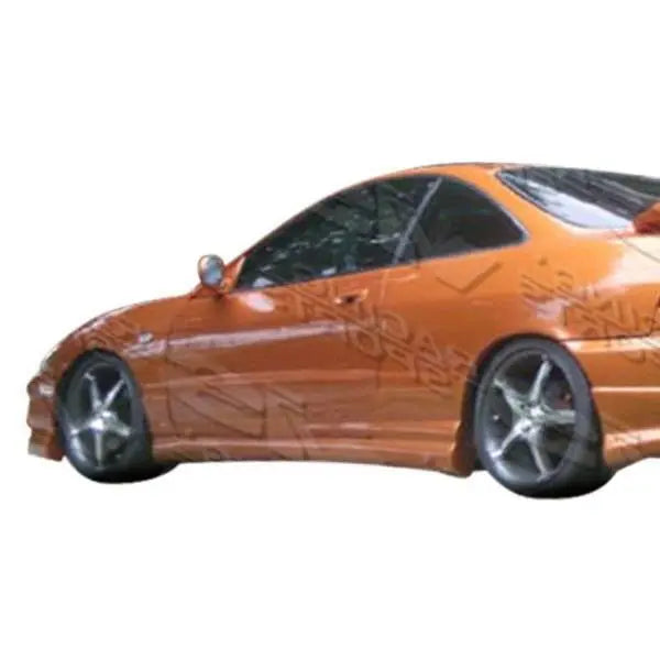 1994-2001 Acura Integra 2 doors Dragster Style FRP Primer Side Skirts-2