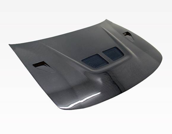 1994-2001 Acura Integra 2 doors 4 doors EVO Style Carbon Fiber Black Hood-2