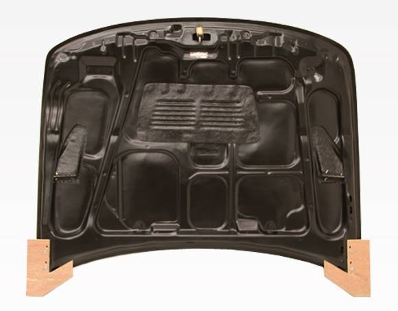 1994-2001 Acura Integra 2 doors 4 doors EVO Style Carbon Fiber Black Hood-4