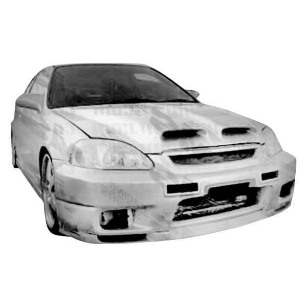 1994-1997 Acura Integra 2 doors 4 doors OMEGA Style FRP Primer Front Bumper-1