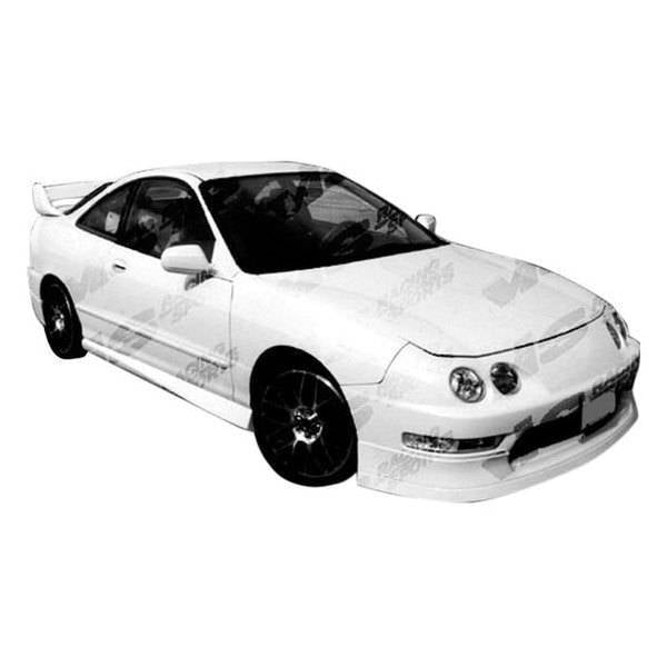 1994-1997 Acura Integra 2 doors 4 doors TECHNO R Style FRP Primer Front Lip-1