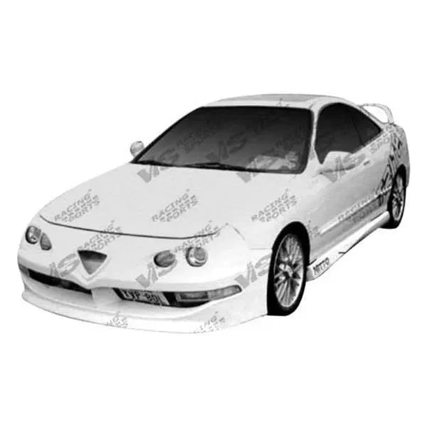 1994-2001 Acura Integra 4 doors TECHNO R Style FRP Primer Side Skirts-1