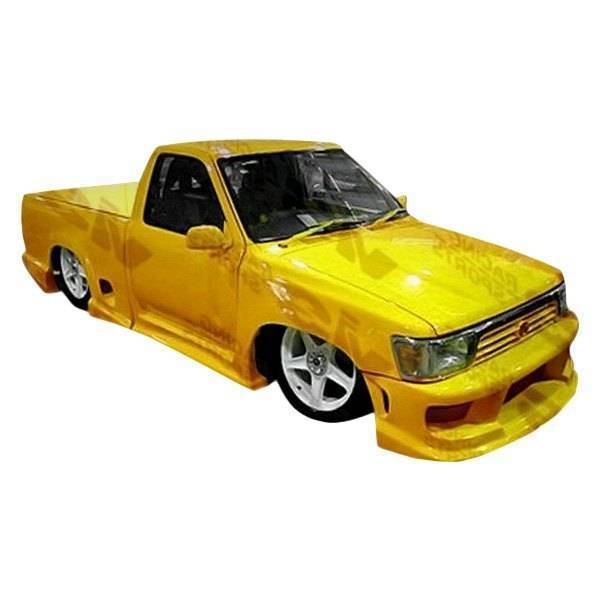 1994-2004 Chevrolet S10 2 doors STRIKER Style FRP Primer Rear Bumper-1