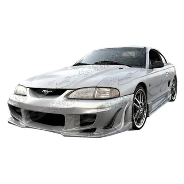 1994-1998 Ford Mustang 2 doors BALLISTIX Style FRP Primer Side Skirts-1