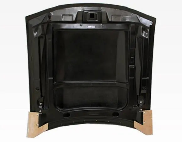 1994-1998 Ford Mustang 2 doors Cowl Induction Style Carbon Fiber Black Hood-4