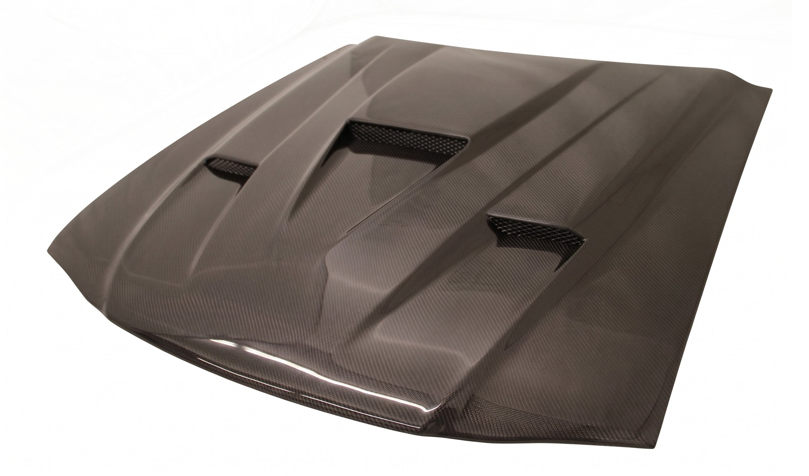 Carbon Fiber Hood Mach 3 Style for Ford MUSTANG 2DR 1994-1998