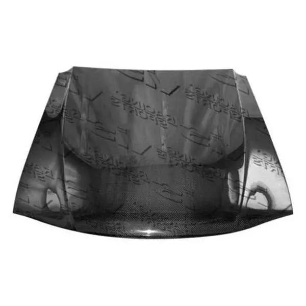 1994-1998 Ford Mustang 2 doors OEM Style Carbon Fiber Black Hood-1
