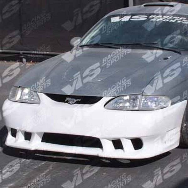 1994-1998 Ford Mustang 2 doors STALKER Style FRP Primer Front Bumper-1