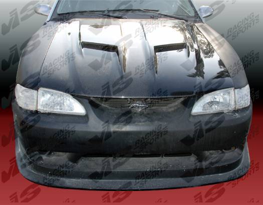 1994-1998 Ford Mustang 2 doors FRP Primer Hood-1