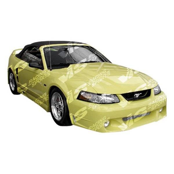 1994-1998 Ford Mustang 2 doors Stalker 2 Style FRP Primer Full Kit-1