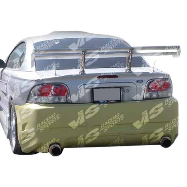 1994-1998 Ford Mustang 2 doors Stalker 3 Style FRP Primer Rear Bumper-1