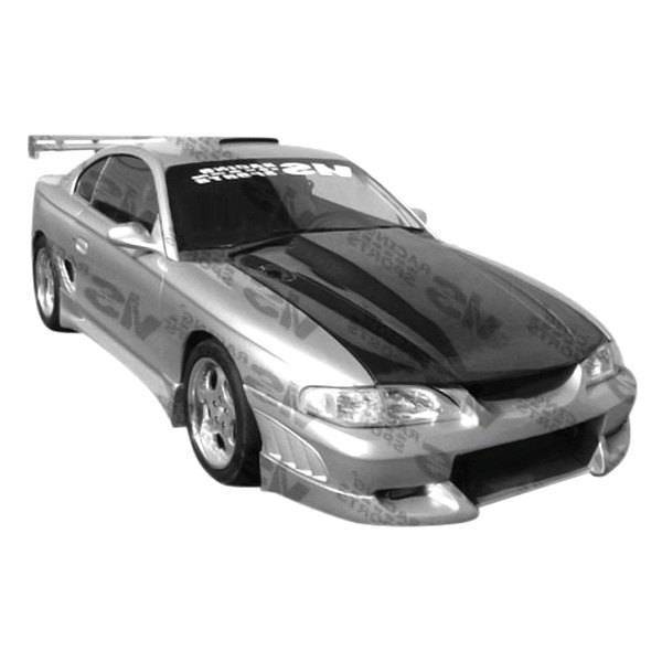 1994-1998 Ford Mustang 2 doors VIPER Style FRP Primer Front Bumper-1