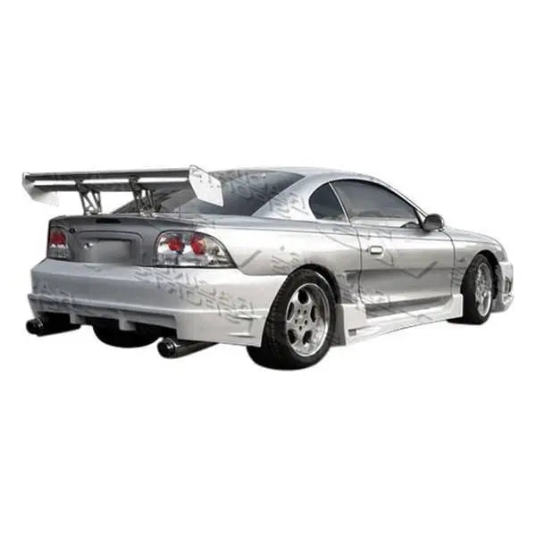 1994-1998 Ford Mustang 2 doors WINGS Style FRP Primer Side Skirts-1