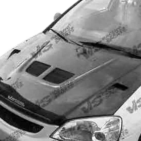 1994-1997 Honda Accord 2 doors 4 doors EVO Style Carbon Fiber Black Hood-1