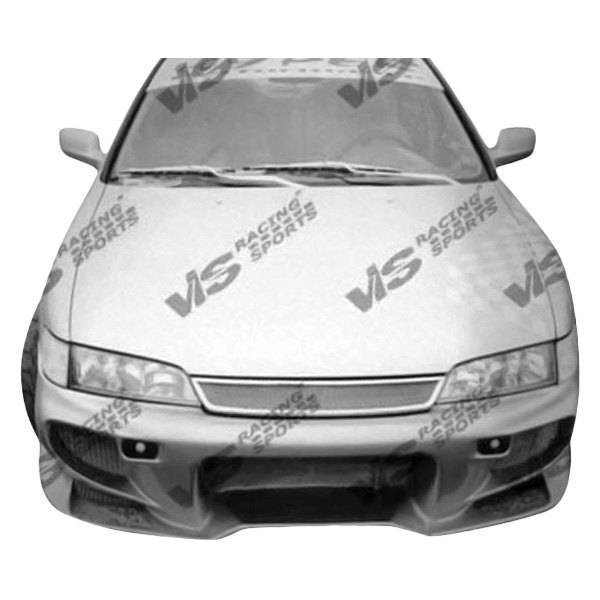 1994-1997 Honda Accord 2 doors 4 doors INVADER 2 Style FRP Primer Front Bumper-1