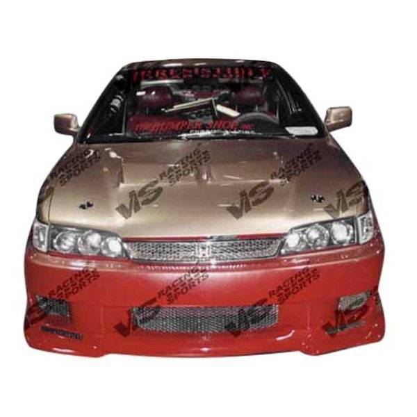 1994-1997 Honda Accord 2 doors Strada F1 Style FRP Primer Front Bumper-1
