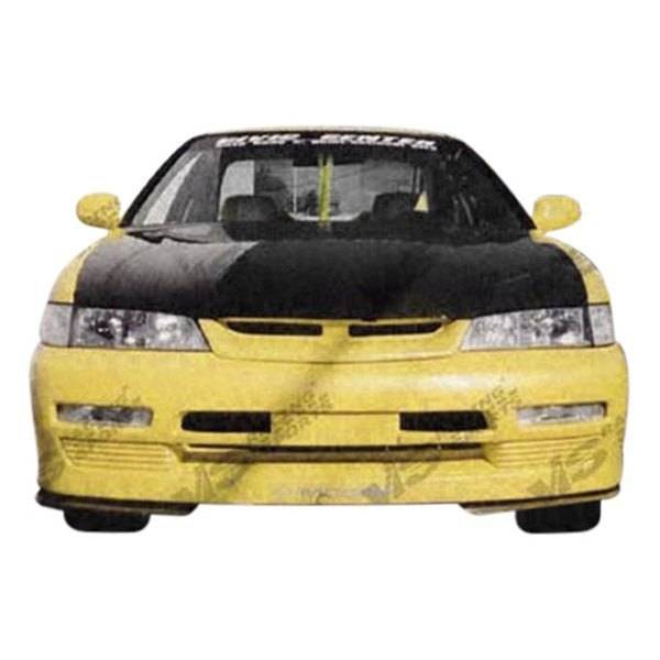 1994-1995 Honda Accord 2 doors 4 doors TECHNO R Style FRP Primer Front Lip-1