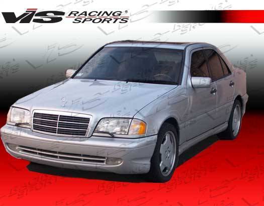 1994-2000 Mercedes C Class W202 4 doors C43 Style FRP Primer Front Bumper-1