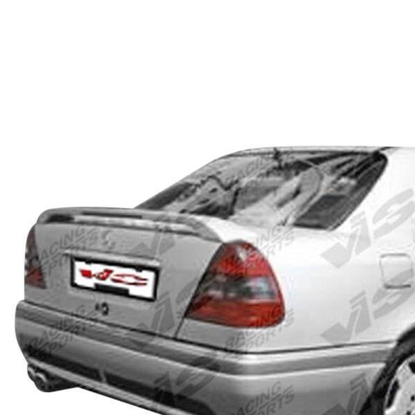 1994-2000 Mercedes C Class W202 4 doors LASER Style FRP Primer Spoiler-1