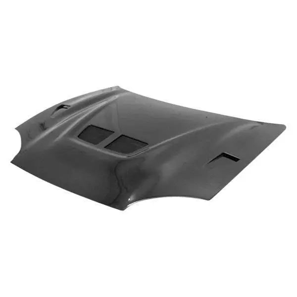 1994-1998 Mitsubishi 3000GT 2 doors EVO II Style Carbon Fiber Black Hood-1