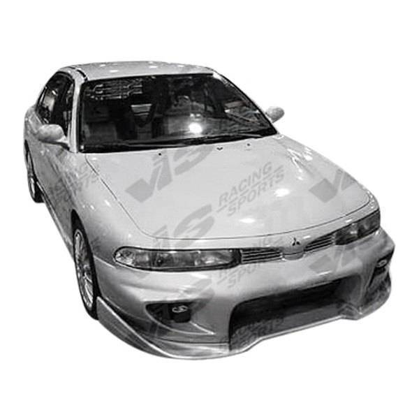 1994-1998 Mitsubishi Galant 4 doors INVADER Style FRP Primer Front Bumper-1