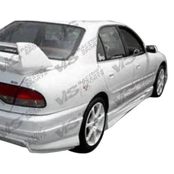 1994-1998 Mitsubishi Galant 4 doors INVADER Style FRP Primer Side Skirts-1