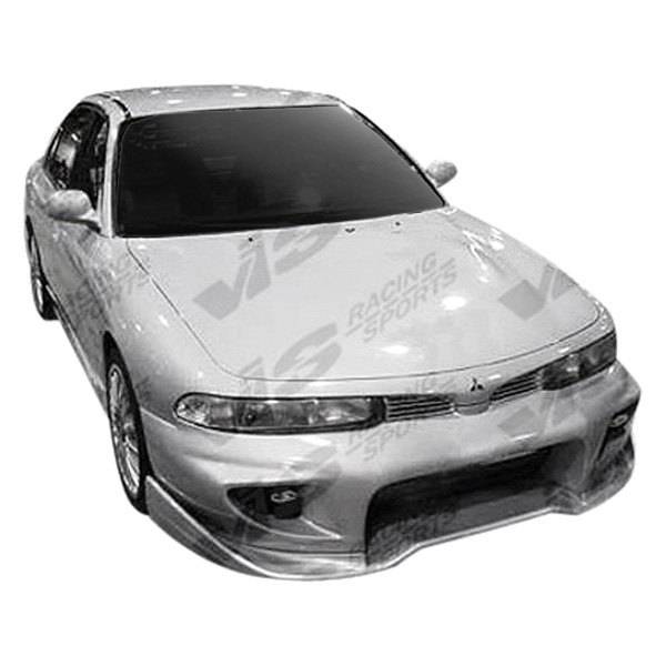 1994-1998 Mitsubishi Galant 4 doors INVADER Style FRP Primer Full Kit-1