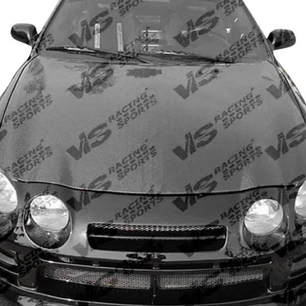 1994-1999 Toyota Celica Hatchback 2 doors OEM Style Carbon Fiber Black Hood-1