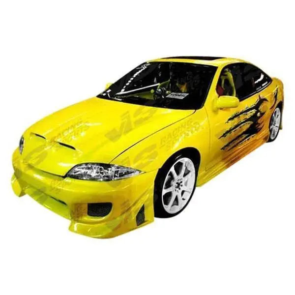 1995-2005 Chevrolet Cavalier 2 doors BALLISTIX Style FRP Primer Side Skirts-1
