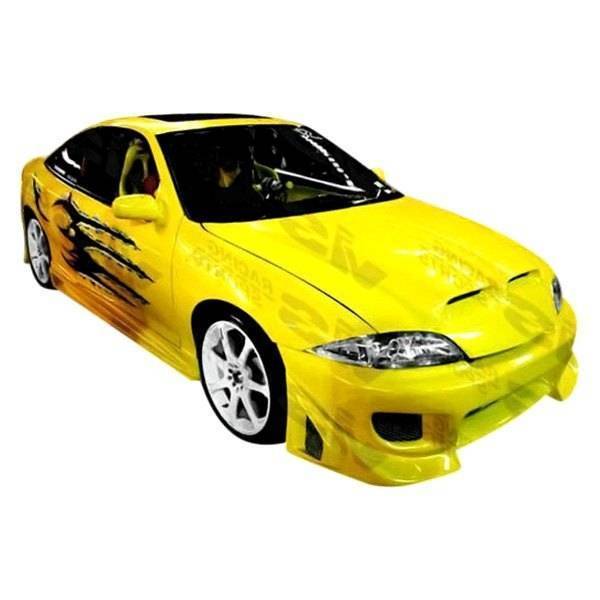 1995-1999 Chevrolet Cavalier 2 doors 4 doors BATTLE Z Style FRP Primer Front Bumper-1