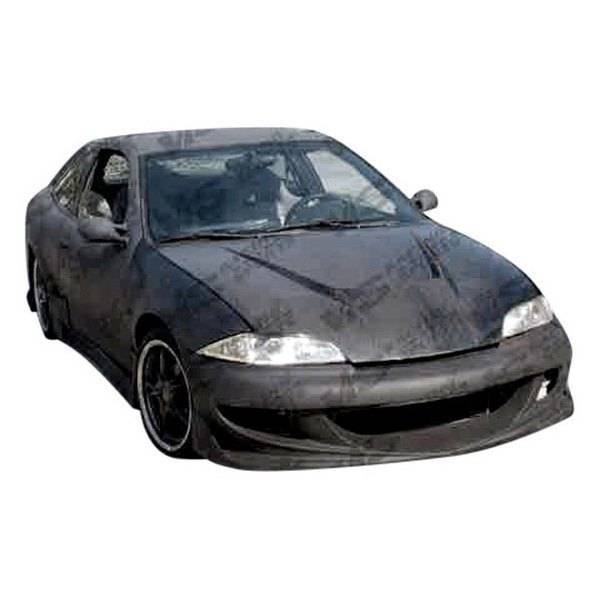 1995-2002 Chevrolet Cavalier 2 doors 4 doors INVADER Style Carbon Fiber Black Hood-1