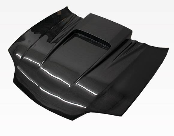 1995-2002 Chevrolet Cavalier 2 doors 4 doors ZD Style Carbon Fiber Black Hood-4