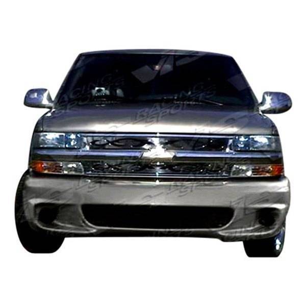 1995-1999 Chevrolet Tahoe Lighting Style FRP Primer Front Bumper-1