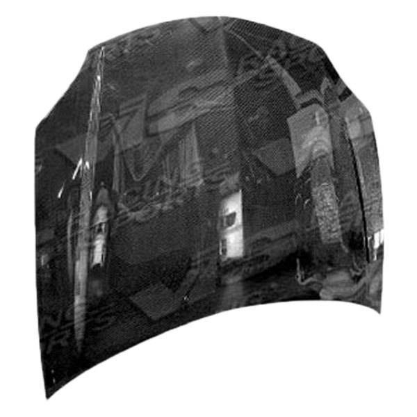 1995-1999 Chrysler Sebring 2 doors OEM Style Carbon Fiber Black Hood-1