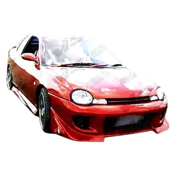 1995-1999 Dodge Neon 2 doors 4 doors BATTLE Z Style FRP Primer Front Bumper-1