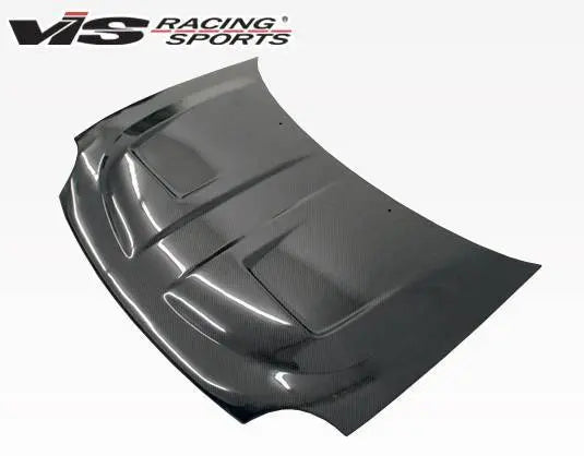 1995-1999 Dodge Neon 2 doors 4 doors XTREME GT Style Carbon Fiber Black Hood-1