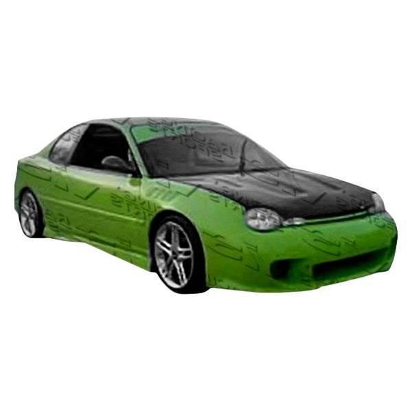 1995-1999 Dodge Neon 2 doors 4 doors KOMBAT Style FRP Primer Front Bumper-1