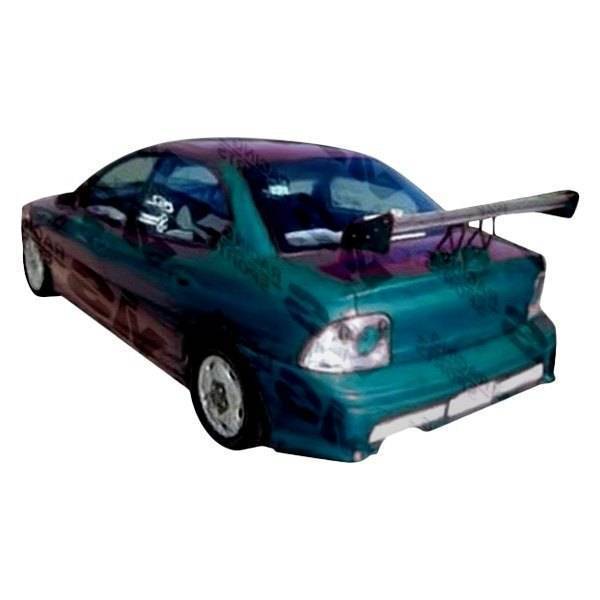 1995-1999 Dodge Neon 2 doors 4 doors KOMBAT Style FRP Primer Rear Bumper-1