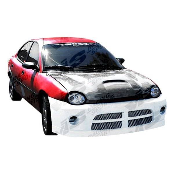 1995-1999 Dodge Neon 2 doors 4 doors SRT Style FRP Primer Front Bumper-1