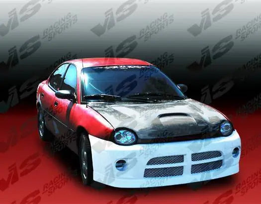 1995-1999 Dodge Neon 2 doors 4 doors SRT Style Carbon Fiber Black Hood-2