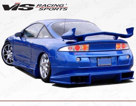 1995-1996 Mitsubishi Eclipse 2 doors Ballistix 1 Style FRP Primer Full Kit-3