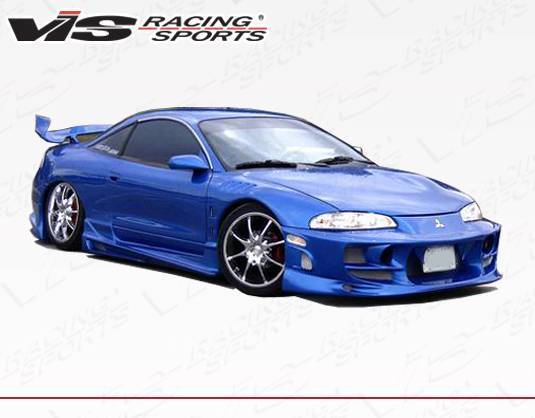 1995-1996 Mitsubishi Eclipse 2 doors Ballistix 2 Style FRP Primer Full Kit-2